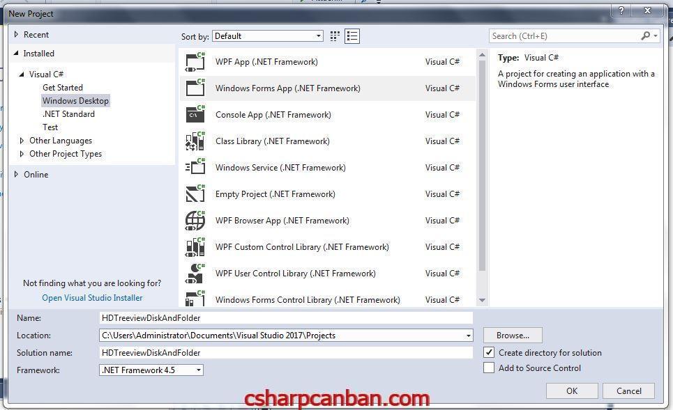 [C#] Sử dụng Treeview để hiện danh sách ổ đĩa và thư mục - C# Căn Bản
