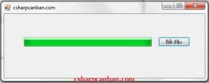 [C#] Hướng dẫn sử dụng ProgressBar Control