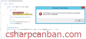 [C#] Hướng dẫn xử lý lỗi ngoại lệ