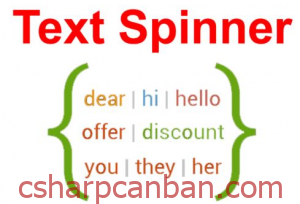 [C#] Những hàm spin content hay