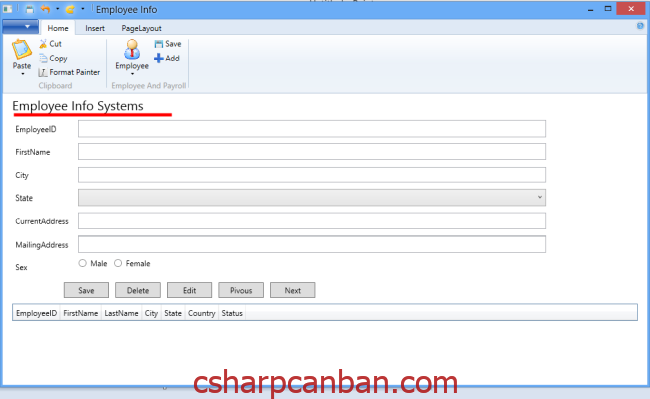 Huong dan thiet ke ribbon bar bang wpf