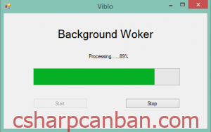 [WPF] Hướng dẫn sử dụng BackgroundWorker trong WPF