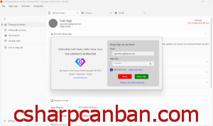 TUK Contacts Extractor